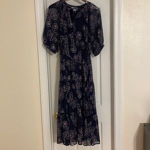 Motherhood Maternity maxi dress is navy, XL